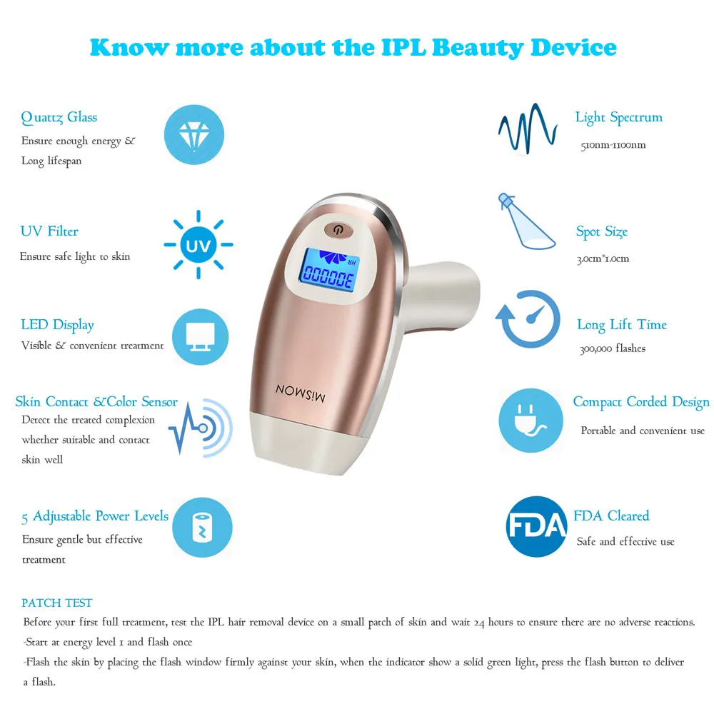 3 в 1 Женский IPL лазерный эпилятор для удаления волос Антивозрастной уход от акне домашний IPL эпилятор для тела лица Бикини ноги осуждение FDA