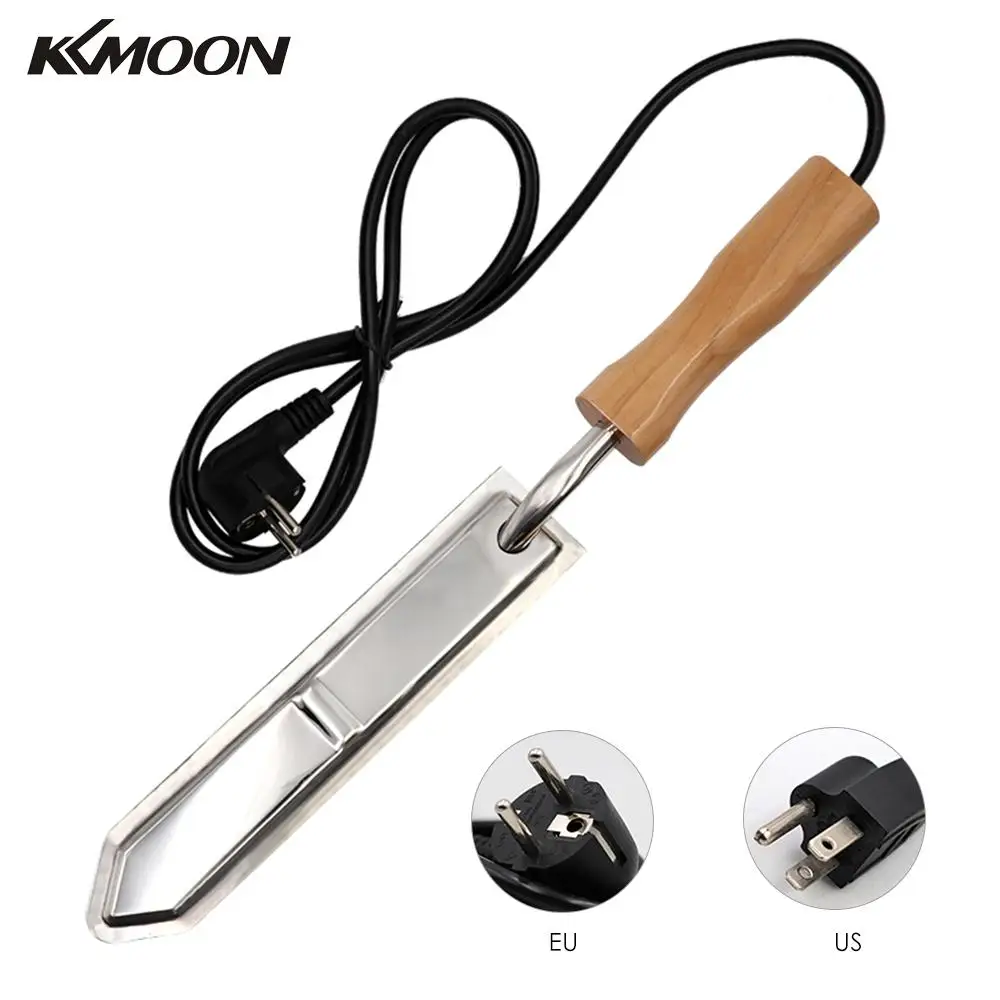 Портативный Нержавеющая сталь Электрический Нож-скребок для пчеловодов инструмент для распаковки Съемник пчелы пчеловодство оборудование с деревянной ручкой