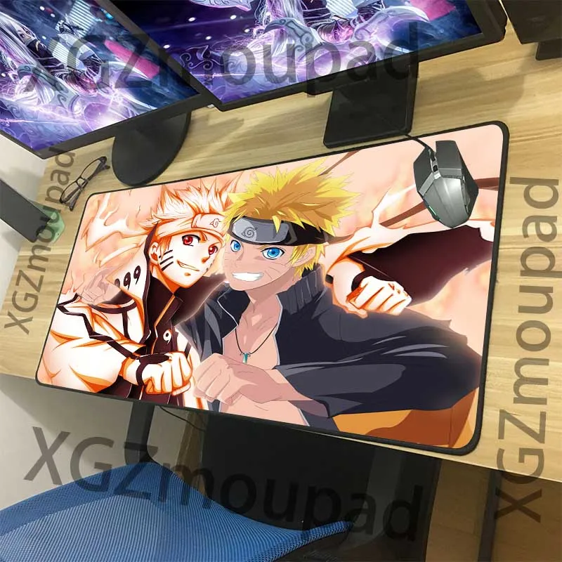 XGZ Large Gaming Mouse Pad Black Lock Edge Anime Computer Keyboard Table Mat Rubber Non-slip Custom Coaster Carpet Xxl | Компьютеры и