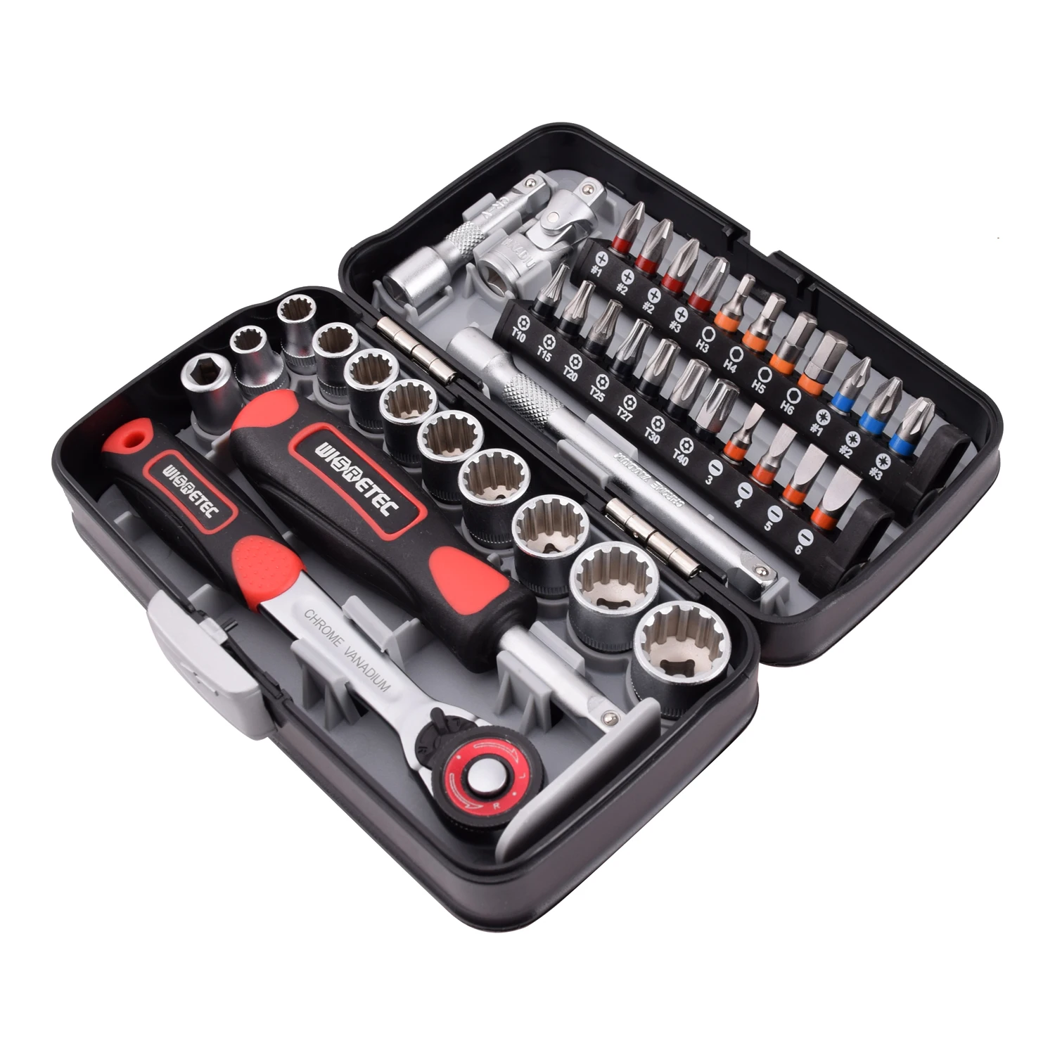

38pcs Mini Rapid Ratchet Wrench 1/4" Screwdriver Rod Quick Socket Wrench Tools For Bike Maintenance Repair Hand Tool