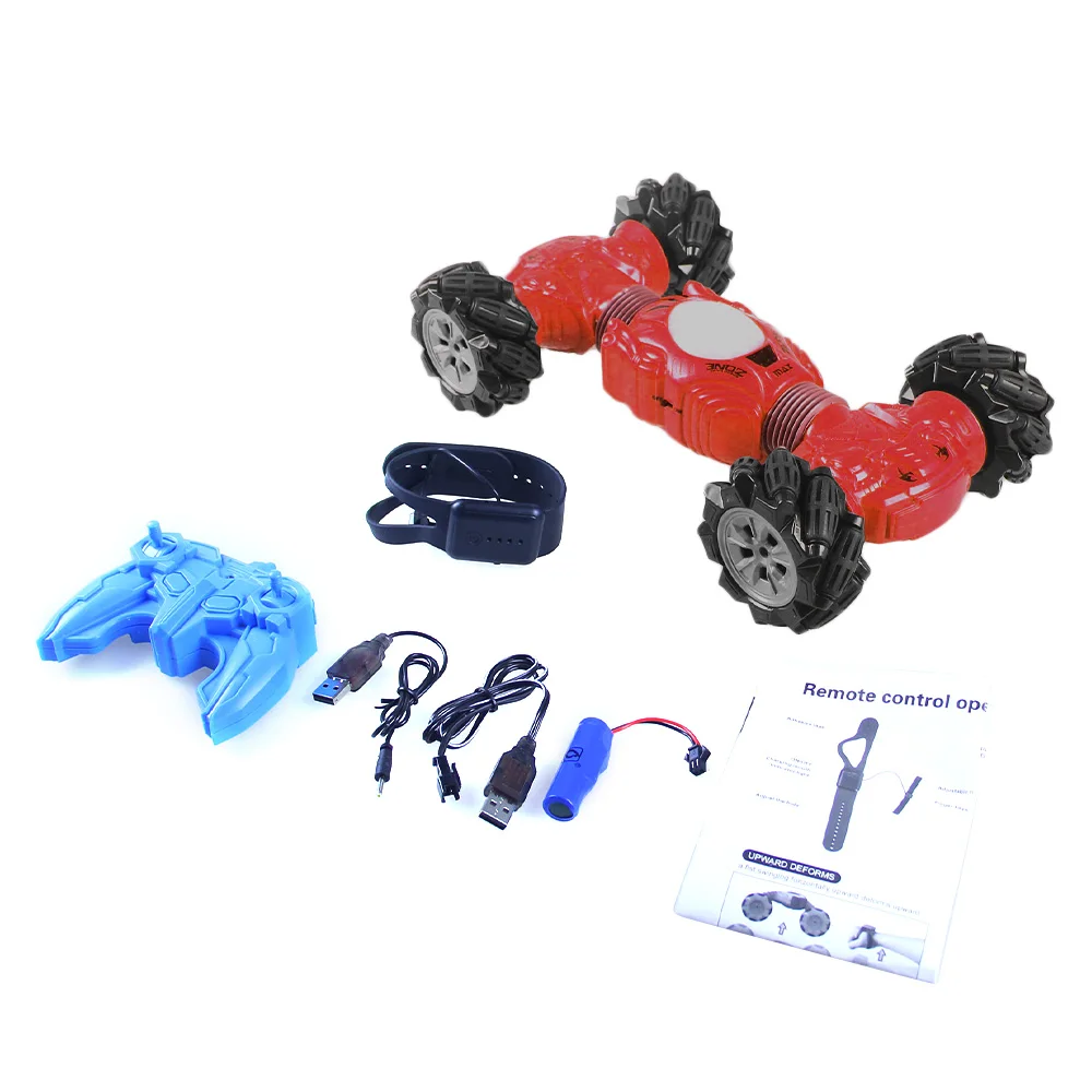 4WD RC трюк автомобиль часы Датчик жестов управление деформируемый электрический RC Дрифт автомобиль трансформатор автомобиль игрушки для ребенка подарок с светодиодный светильник