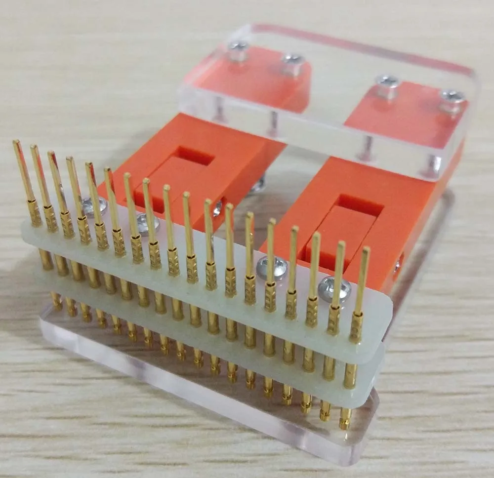 ЖК-экран испытательный PCB зажим приспособление оснастка зонд 2,54 длина провода 50 см