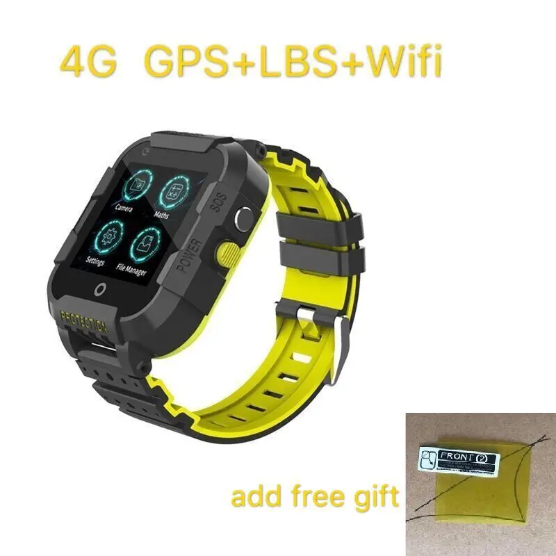  4G sim karte Kinder Smart Uhr GPS Wifi LBS tracker uhr SOS anruf 14 zoll Kamera kinder baby trackin