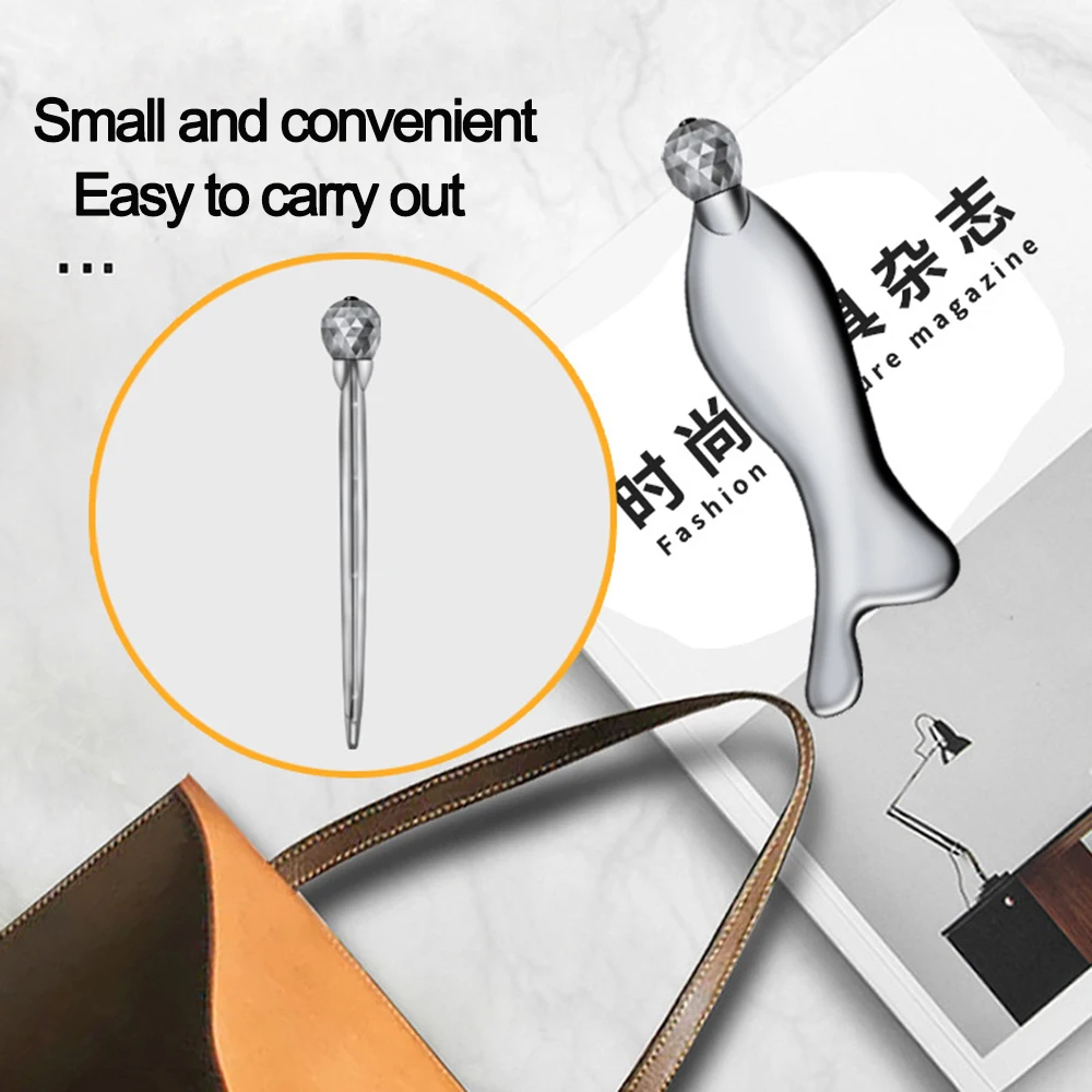 

Wakeforyou Traditional Press Point Hand Massage Metal Pain Relief Facial Scraping Massage Health Care Tool Magic Guasha Skin Car