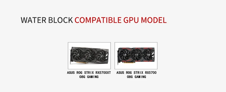 Курган полное покрытие GPU водоблок для ASUS ROG STRIX RX5700XT Аврора материнская плата 5V SYNC AURA BS-ASS5700XT-PA