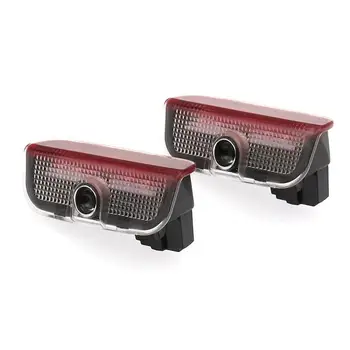 

2PCS Car Door Light LED 3D Ghost Shadow Welcome Logo Projector Lamp For Porsche Cayenne Boxster Cayman Macan 911 S3 S4 Carrera4
