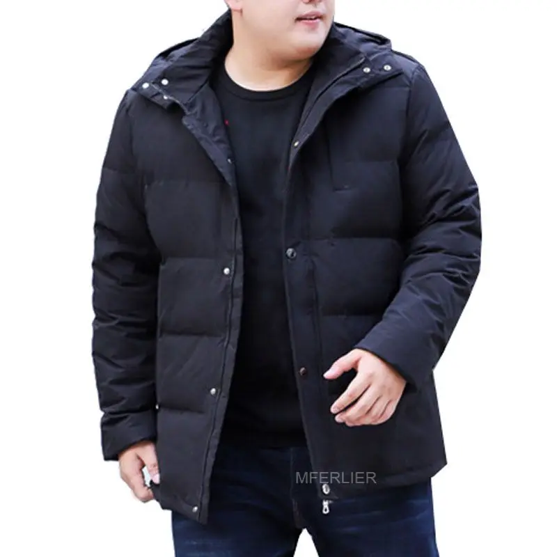 Зимние пуховики больших размеров 5XL 6XL 7XL 8XL 9XL 10XL Бюст 170 см теплое пуховое пальто для холодной погоды