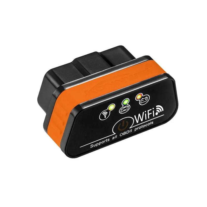 

Super Mini KW901 WIFI ELM327 V1.5 ODB2 OBDII Car Diagnostic Scanner Tool ELM 327 Code Reader Works On IOS Android Phone