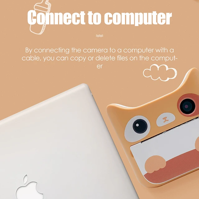 Children's Camera With Print Instant Print Photos Camera Kids Toys Boy Girl Cute Christmas Gift 1080P Video Digital Camera 4