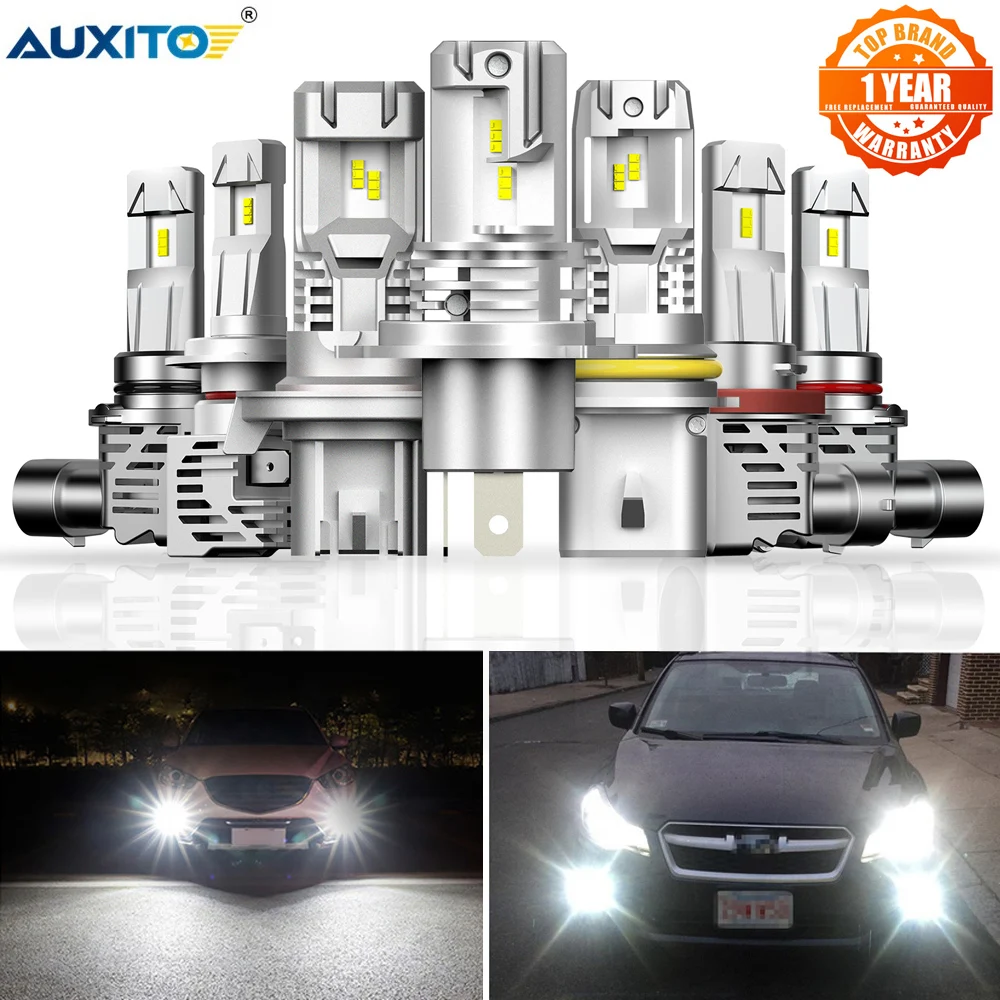 AUXITO 2шт H7 H4 светодиодный Canbus H11 9003 H8 HB3 9005 9006 HB4 автомобильный фонарь для Hyundai Creta IX25