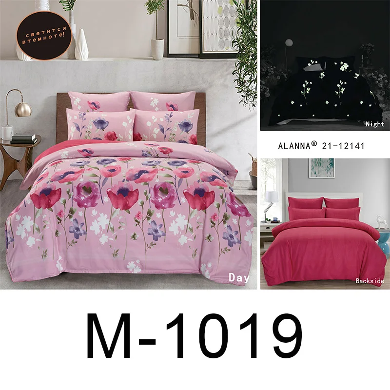 Alanna queen Комплект постельного белья, светящееся одеяло, евро пастельные простыни, простыня king size, двойное покрывало, покрывало, набор - Цвет: M-1019