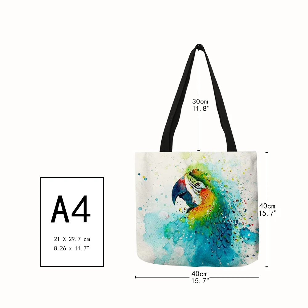 Custom Cherry Blossom Oil Paint Tote Bag For Women Lady Elegant Handbags  Reusable Shopping Bags Double Sided Print Shoulder Bag - AliExpress