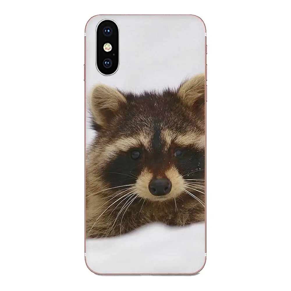 as picture ТПУ чехол для сотового телефона животное енот арт Coque для Xiaomi Red mi 4 7A 9T K20 CC9 CC9e Note 7 9 Y3 SE Pro Prime Go Play - Цвет: as picture