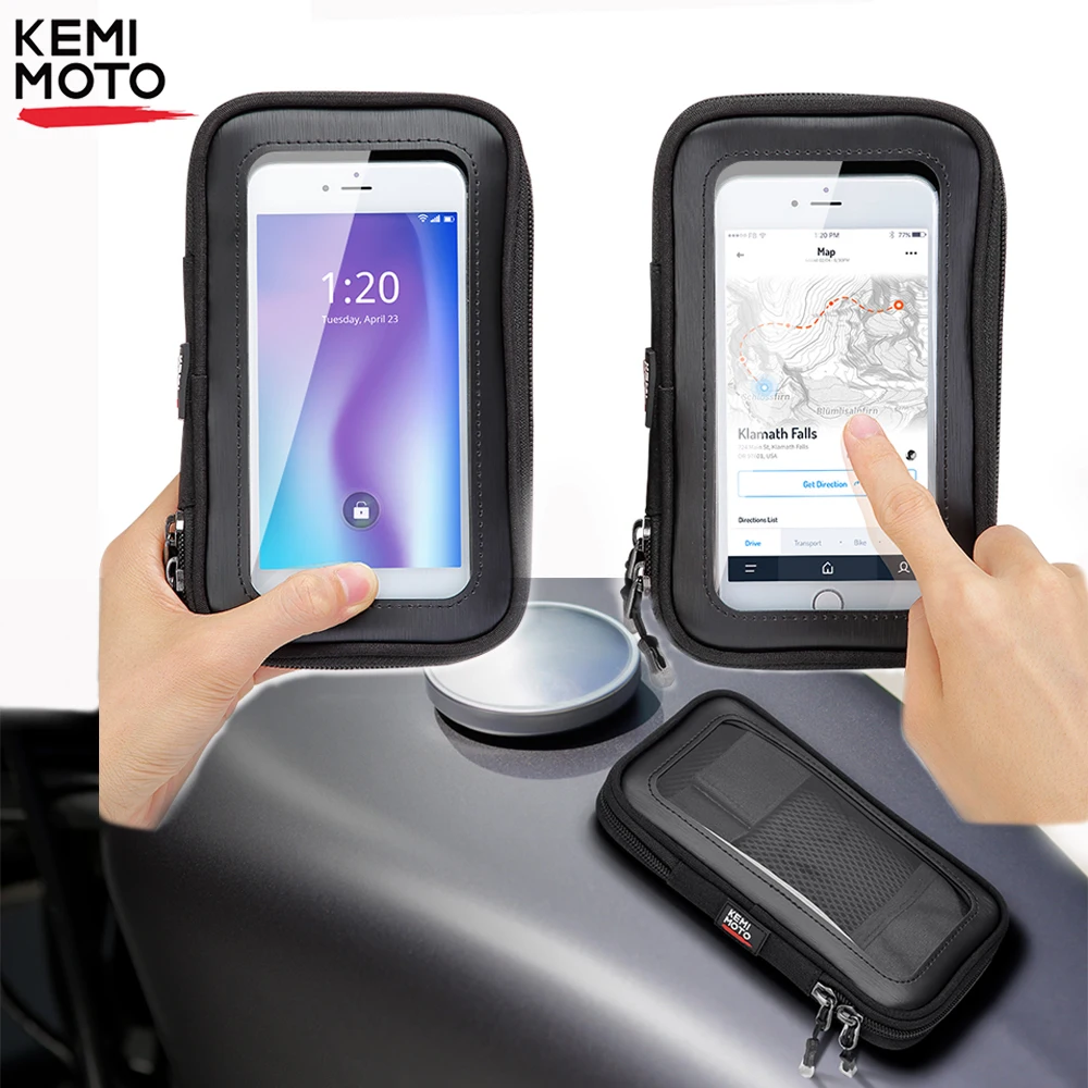 

Universal Motorcycle Magnetic Tank Bags 6.5" Touch Screen Cell Phone GPS Bag For Honda For YAMAHA For BMW R1200GS For Kawasaki