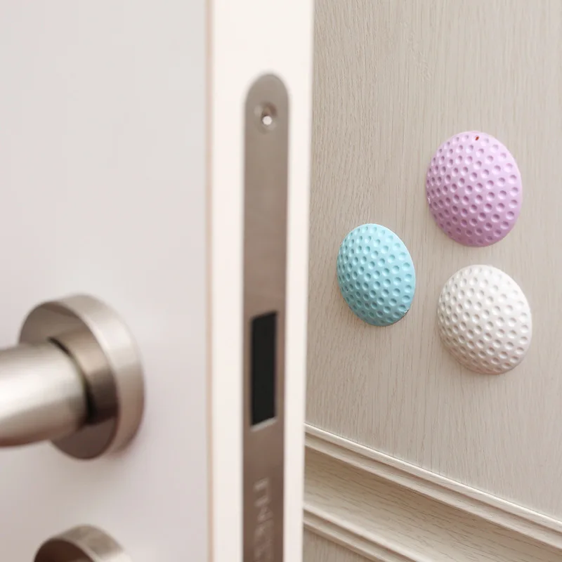 

5Pcs/set Rubber Lock Crash Buffer Mat Pad Door Stopper Wall Protector Door Handle Bumper Thicken Self Adhesive Protective Pads