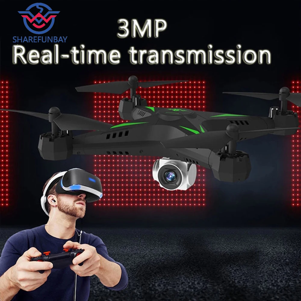 Дрон 720p HD воздушный вертолет в режиме реального времени FPV Беспроводная передача