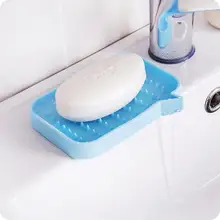 1 шт. силиконовые мыльницы держатель для хранения гибкий мыльница лоток Слив для ванной инструменты аксессуары для ванной комнаты