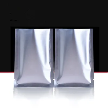 

50pcs/lot Matte Aluminum Foil Flat-mouth Packaging Bag Vacuum Food Storage Bag for Snack Bean Cosmetic Packaging
