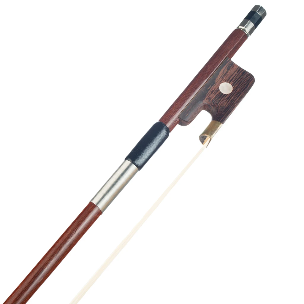 4/4 Size Handmade Upright Double Bass Bow with Natural Horsehair String