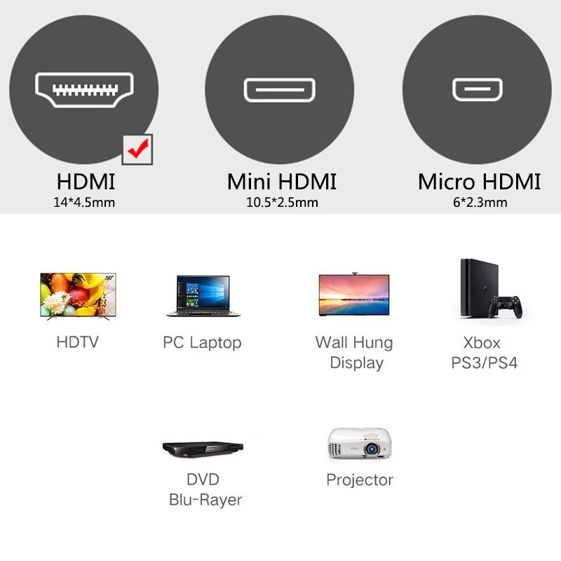 Шесть типов HDMI адаптер конвертер коммутатор 4K удлинитель 270 90 градусов правый