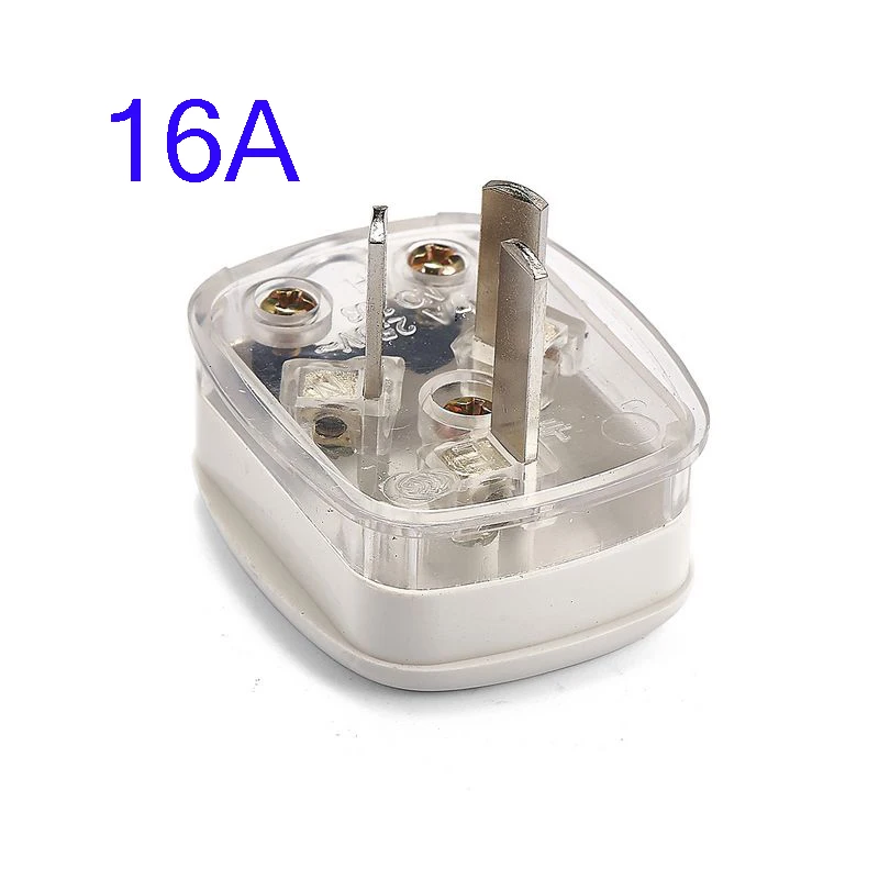 16A AU Plug AC гнездо адаптера питания 16A 250 В соединительный кабель Электрический штекер белый Мужской адаптер конвертер съемный штекер - Цвет: 16A