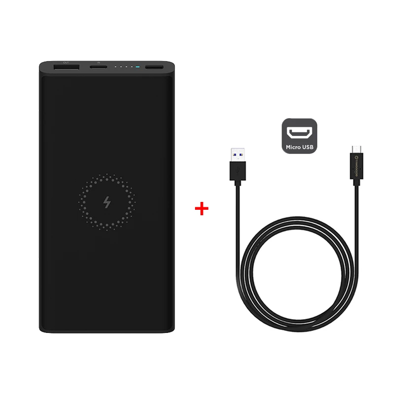 samsung battery pack Xiaomi Wireless Power Bank 10000mAh WPB15PDZM USB C Mi Powerbank 10000 10W Qi Wireless Charger Portable Charging Poverbank 2021 best power bank for mobile Power Bank