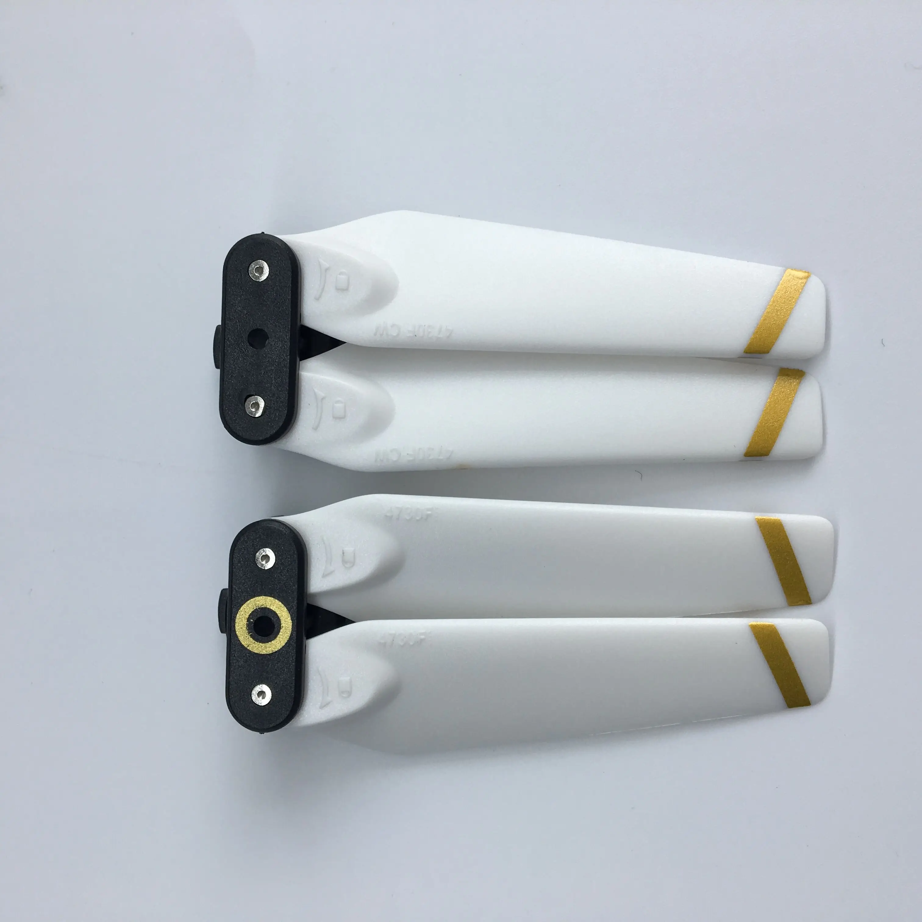 white gold stripe 8 шт. сменный Пропеллер для DJI Spark Drone аксессуары складные 4730 запасные части-лопасти 4730F быстросъемный реквизит CW CCW Prop - Цвет: white gold stripe