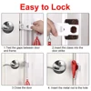 KAK Portable Door Lock Anti-theft Lock Travel Lock Childproof Door Lock for Security Home Hotel Safety Door Lock Door Hardware ► Photo 3/6