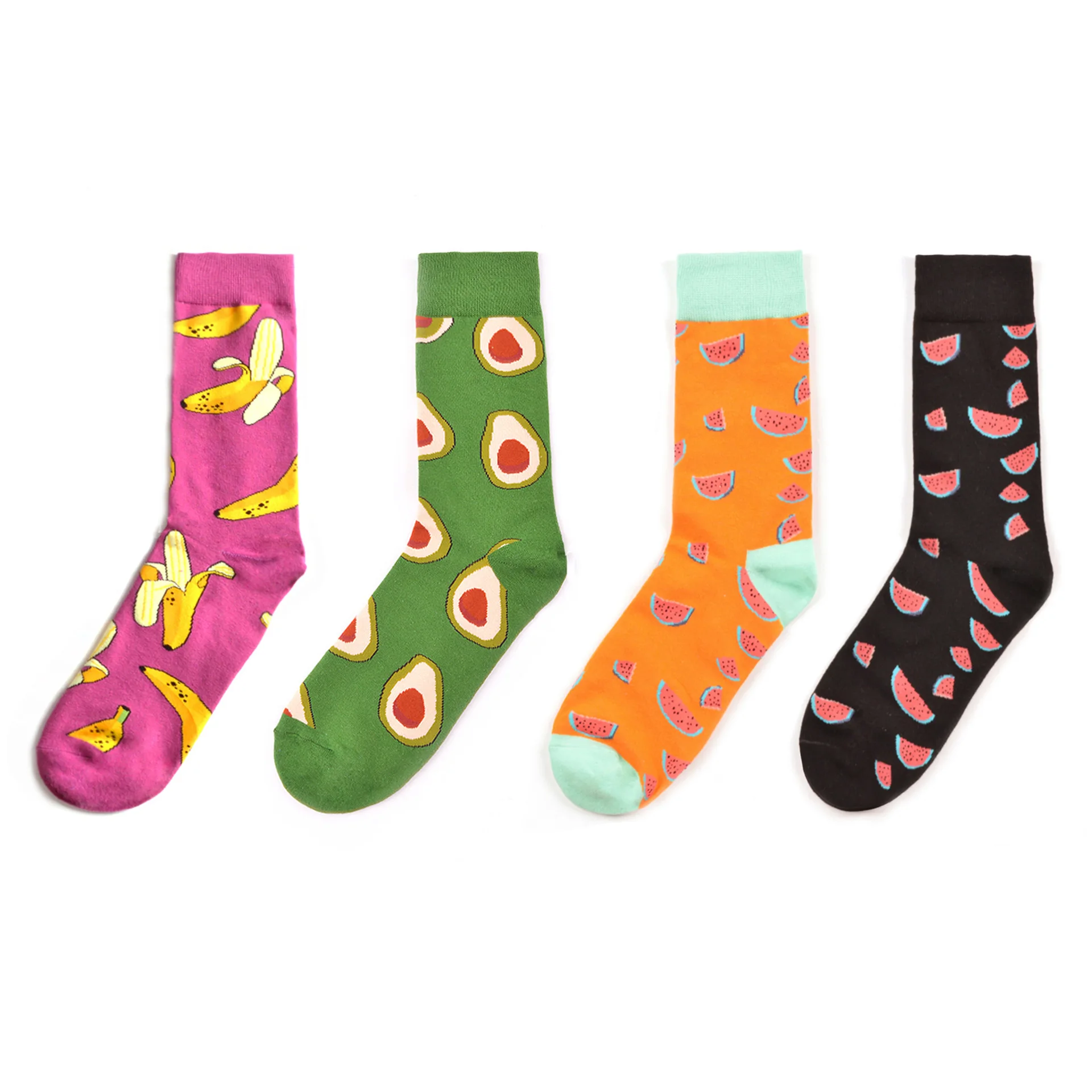 Для мужчин довольны экипажа носки мультфильм астронавт клоун Мона Лиза скейт