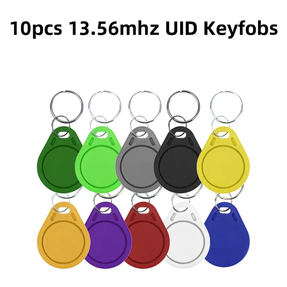 10pcs 13.56mhz Keys RFID копировальный аппарат писатель читатели Дубликатор 125 кГц 13,56 МГц USB программатор NFC смарт 10 Частотный брелок считыватель карт UID декодер - Цвет: 10pcs 13.56mhz Keys