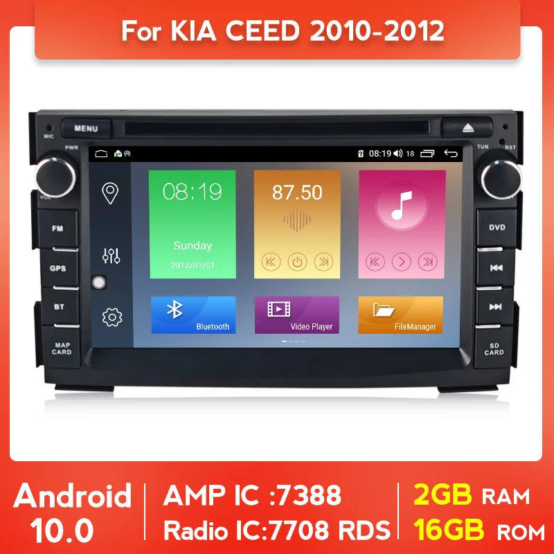 4 core Car dvd multimedia player For 