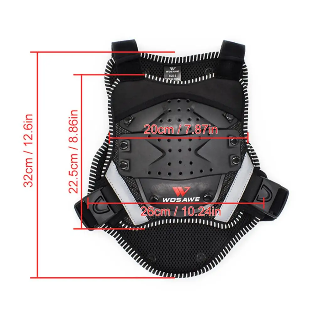 Children's Sport Vests Cycling Ski Kids Hard Back Support Motorcycle Riding Protective Cross Country Protective Spine Clothing