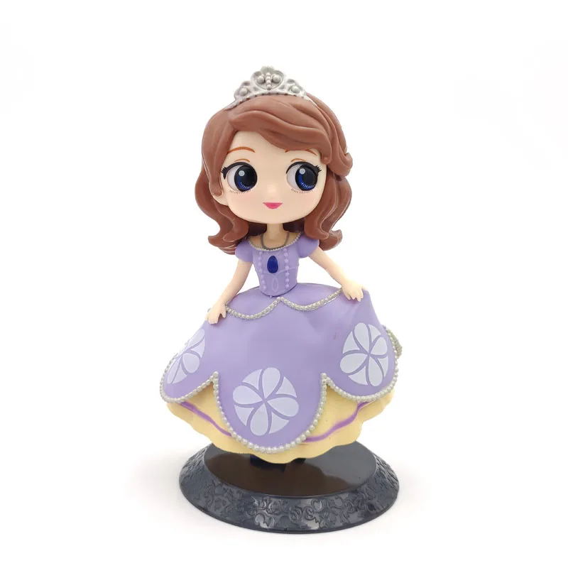 Disney 21 Стили Q Posket замороженная Королева Эльза и Анна Фигурки игрушки куклы Aurore ПВХ Аниме Куклы Фигурки Коллекционная модель детские игрушки - Цвет: 14
