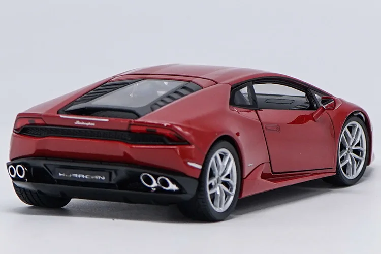 Welly 1/24 1:24 Lamborghini Huracan LP610-4 спортивный гоночный автомобиль Транспортное средство литье под давлением дисплей Модель игрушки на день рождения для детей мальчиков и девочек