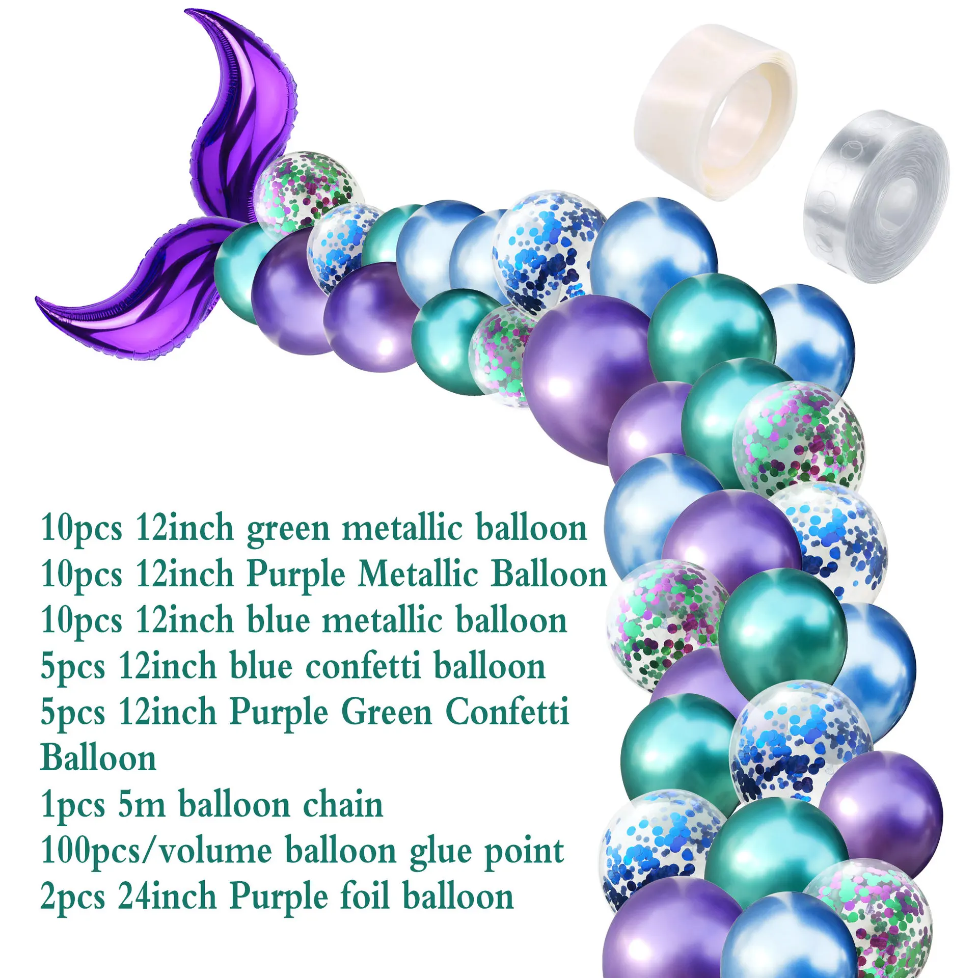 Mermaid Party Balloon Arch Set Mermaid Tail Balloon Little Mermaid Party Decorations Supplies Wedding Girl Birthday Party Decor Mermaid Party Balloon Arch Set Mermaid Tail Balloon Little Mermaid Party Decorations Supplies Wedding Girl Birthday Party Decor