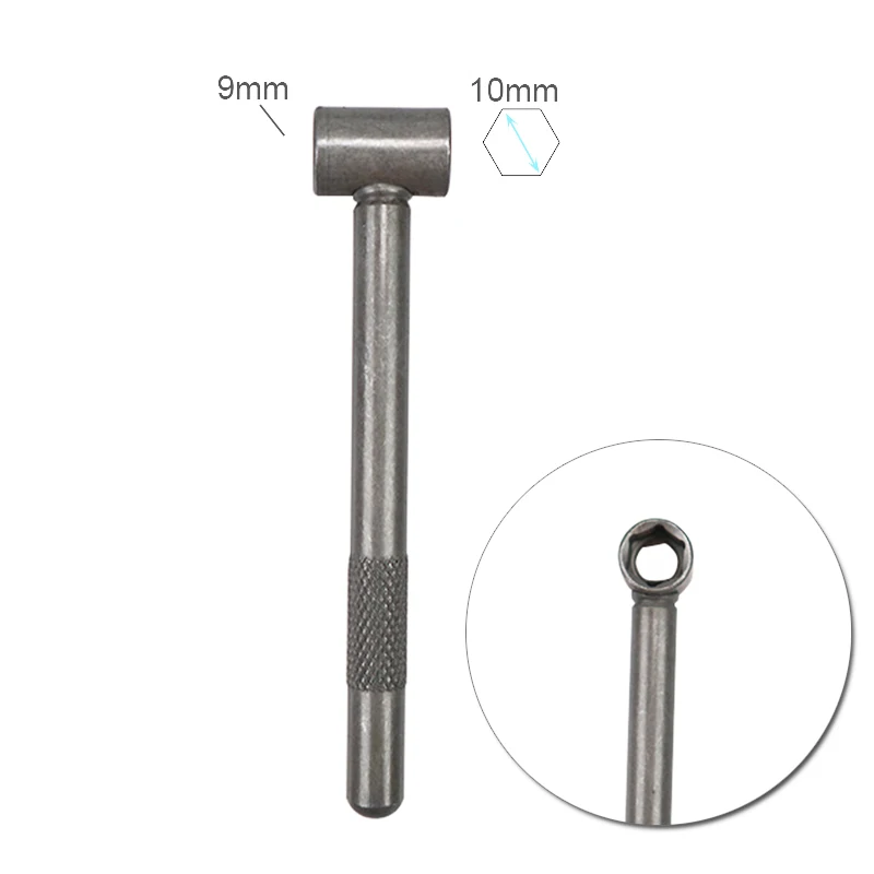 Motorcycle Engine Valve Screw Square Hexagonal Hole Tool Repair Wrench Clearance Adjusting Spanner 2Pcs