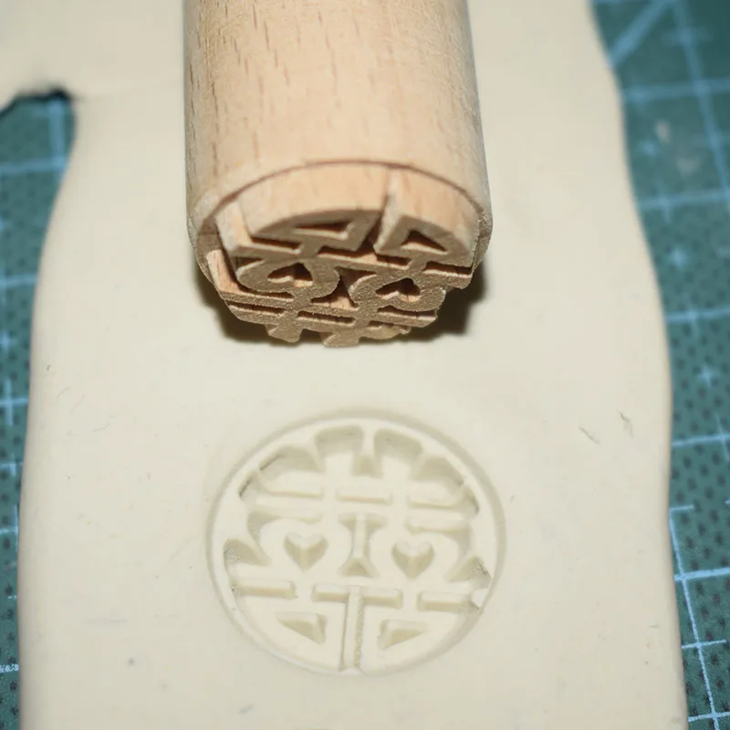 Деревянный штамп Diy глиняный инструмент тисненая скульптура полимерная модель Керамическая керамика деревянные монтируемые штампы инструменты