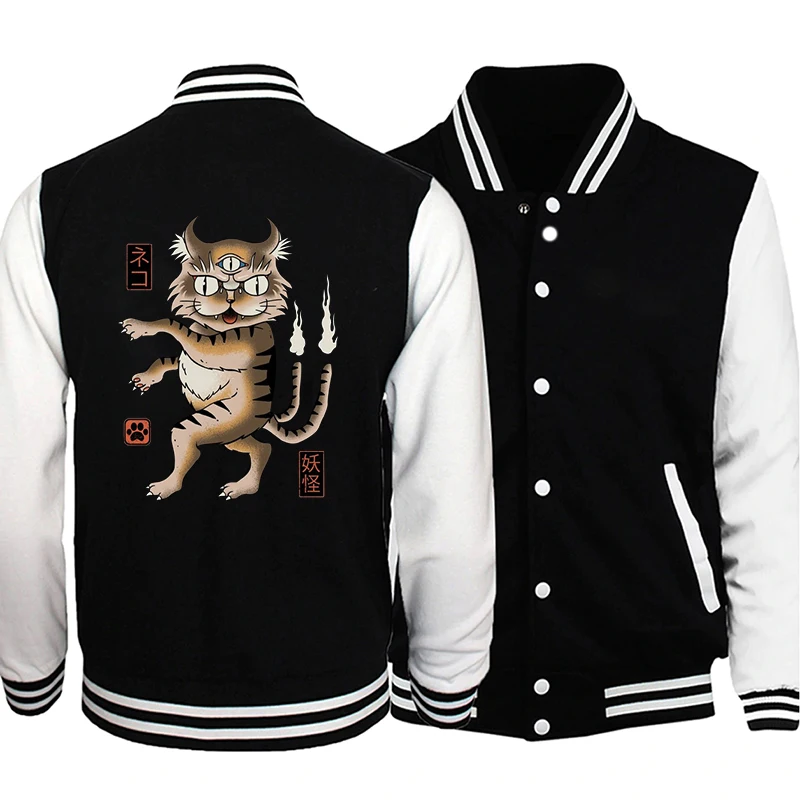 

Funny Japaneseanime Mens Streetwear Baseball Jackets Fashion Style Spring Female Male Sportwear Jacket Coat Tracksuit Women