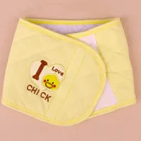 Yellow 1 шт., регулируемые Слюнявчики для младенцев, тканевые Регулируемые мягкие детские нагрудники, пояс для пупка, защитная лента, Окружность живота - Цвет: Yellow