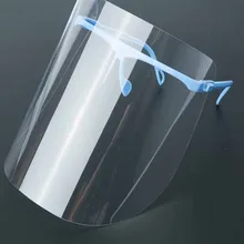 Dental Protective Mask Eyewear Type Adjustable Detachable Full Face Shield with 10 Detachable Visors