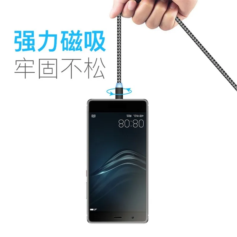 Bozhu Магнитный тип USB C type-C кабель для huawei Магнитный зарядный usb-кабель для iPhone iPad USAMS Micro USB для samsung xiaomi