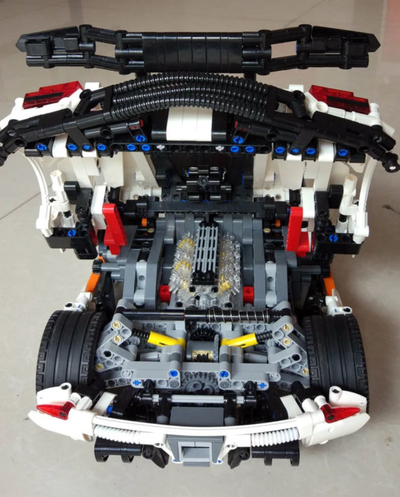 23002 Koenigseg One technic модель супер гоночного автомобиля Совместимость MOC 4789 lepinbricks lepinblocks строительные блоки кирпичи игрушка подарок