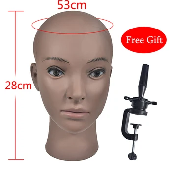 

Soft Mannequin Head Massage Makeup Practice Head Model Cosmetology Training Wig Hat Display Model Wig Stand