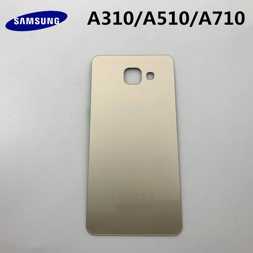 Для samsung Galaxy A3 A310 A5 A510 A7 A710 задняя крышка батарейный чехол 3D стекло задняя крышка корпус крышка задняя дверь чехол Замена