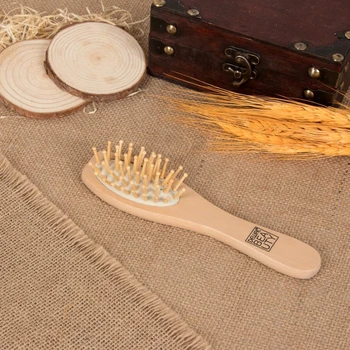 

Massage comb, color "light wood"