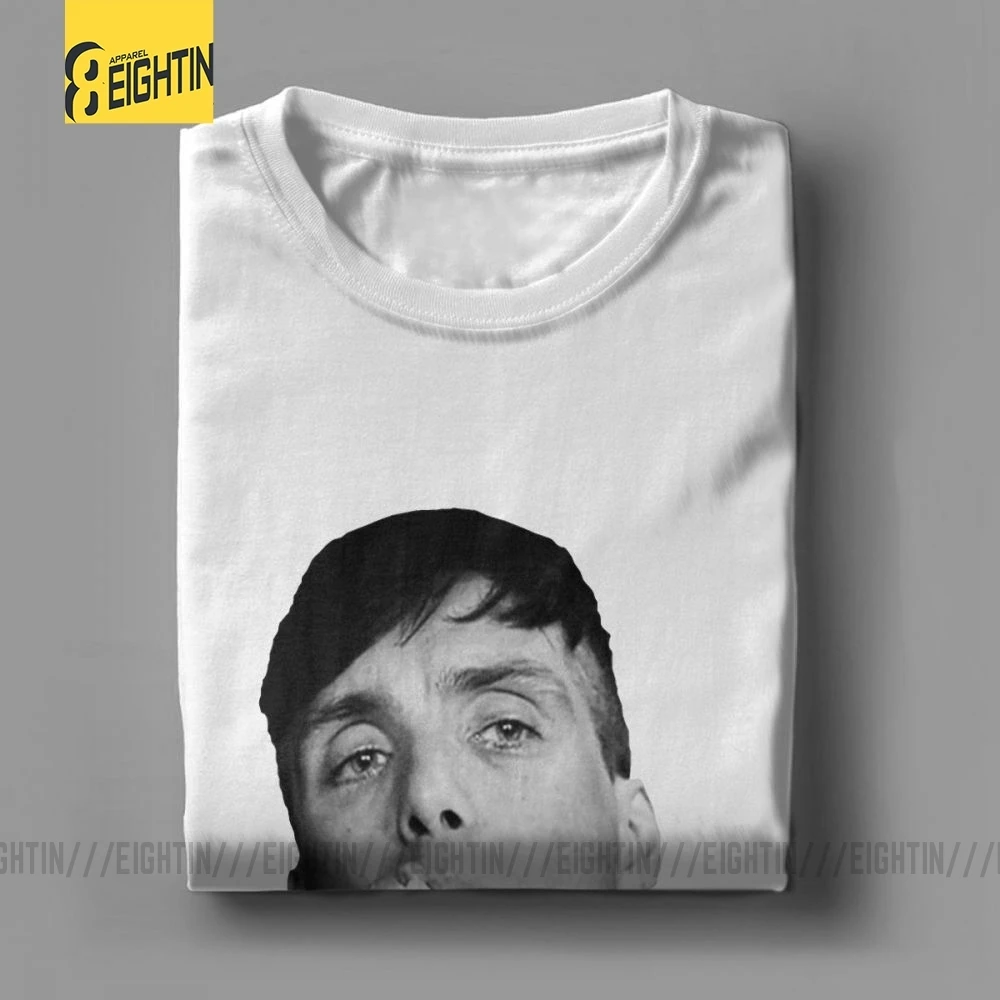 Peaky Blinders Tommee Designs, футболки из чистого хлопка с круглым вырезом, классические футболки из фильма, Новое поступление, мужские футболки с коротким рукавом размера плюс