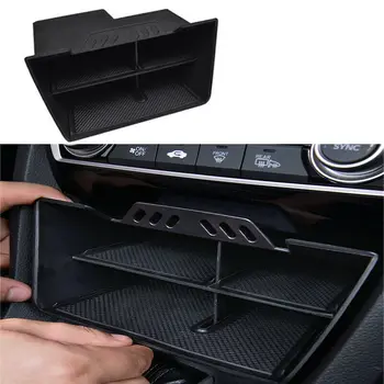 

Car Storage Box Central For Honda Civic 2016-2018 ABS Plastic Organizer Black