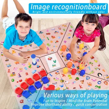 

Little Detective Find Picture Game Improve Concentration Brain Develop Parent-child Game Toy Double-sided Game Mat M09