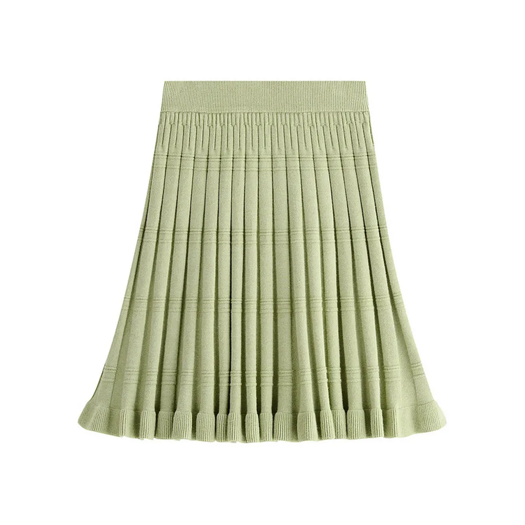 Трапециевидная Зимняя юбка с высокой талией размера плюс для женщин осенние тонкие Мини-шорты юбки для женщин Повседневная теннисная Плотная юбка