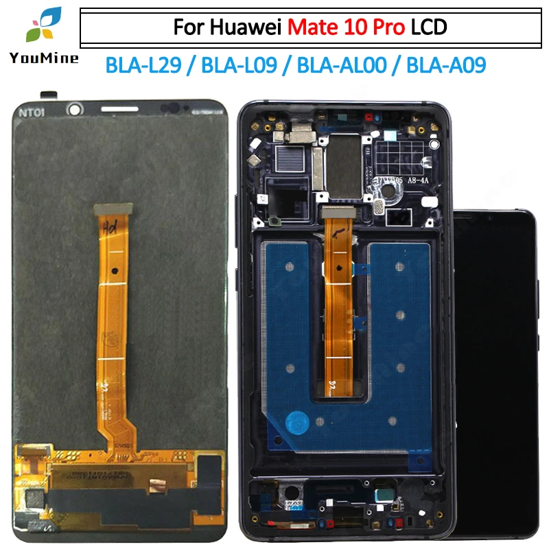 For Huawei Mate 10 Pro Lcd Display Touch Screen Digitizer Assembly With Frame Replacement For Huawei Mate 10 Pro Lcd Bla L29 Mobile Phone Lcd Screens Aliexpress